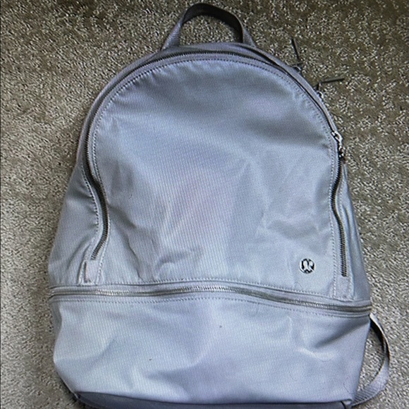 lululemon Handbags - Lululemon Black Nylon  backpack Bag